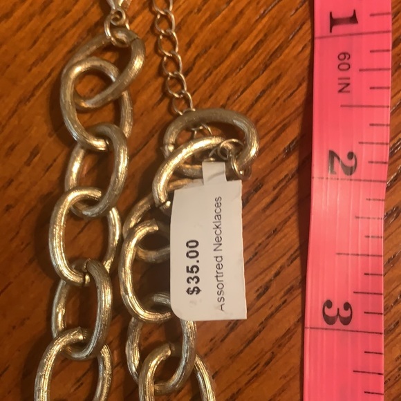 Not for sale Gold&Silver Tone FUN Peace Sign Charm Necklace - Picture 12 of 15